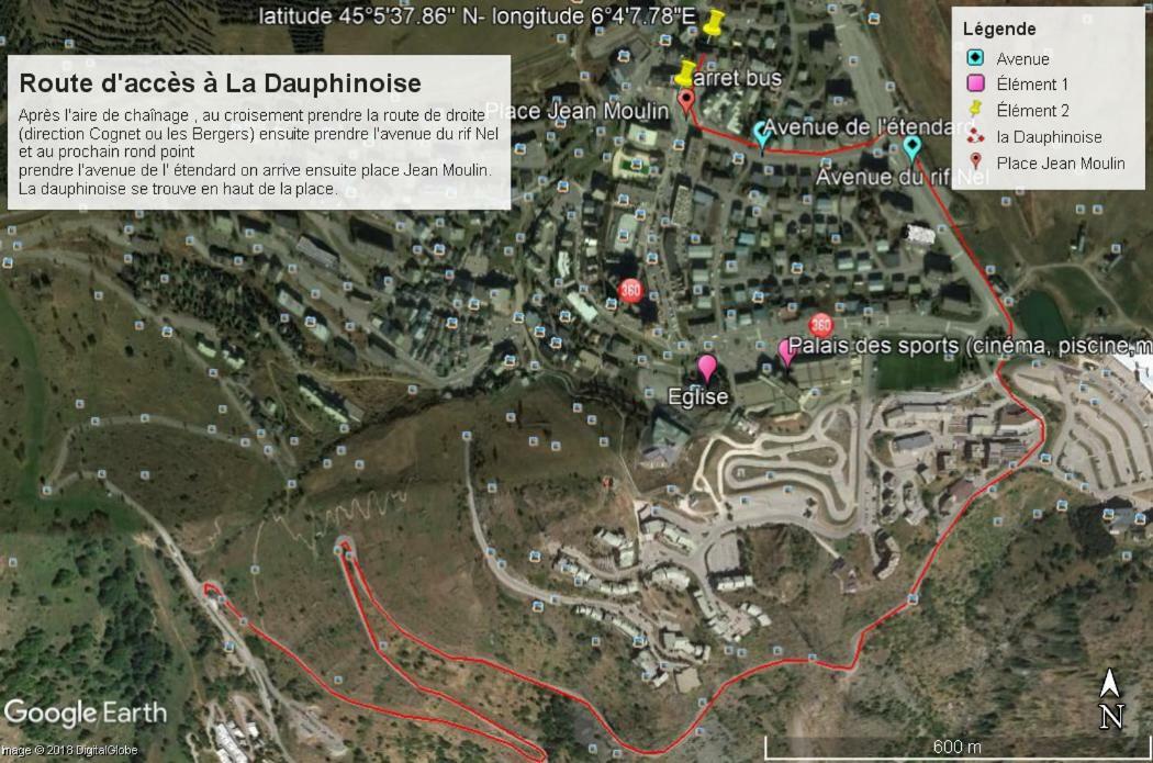 Ferienwohnung La Dauphinoise Alpe d'Huez Exterior foto